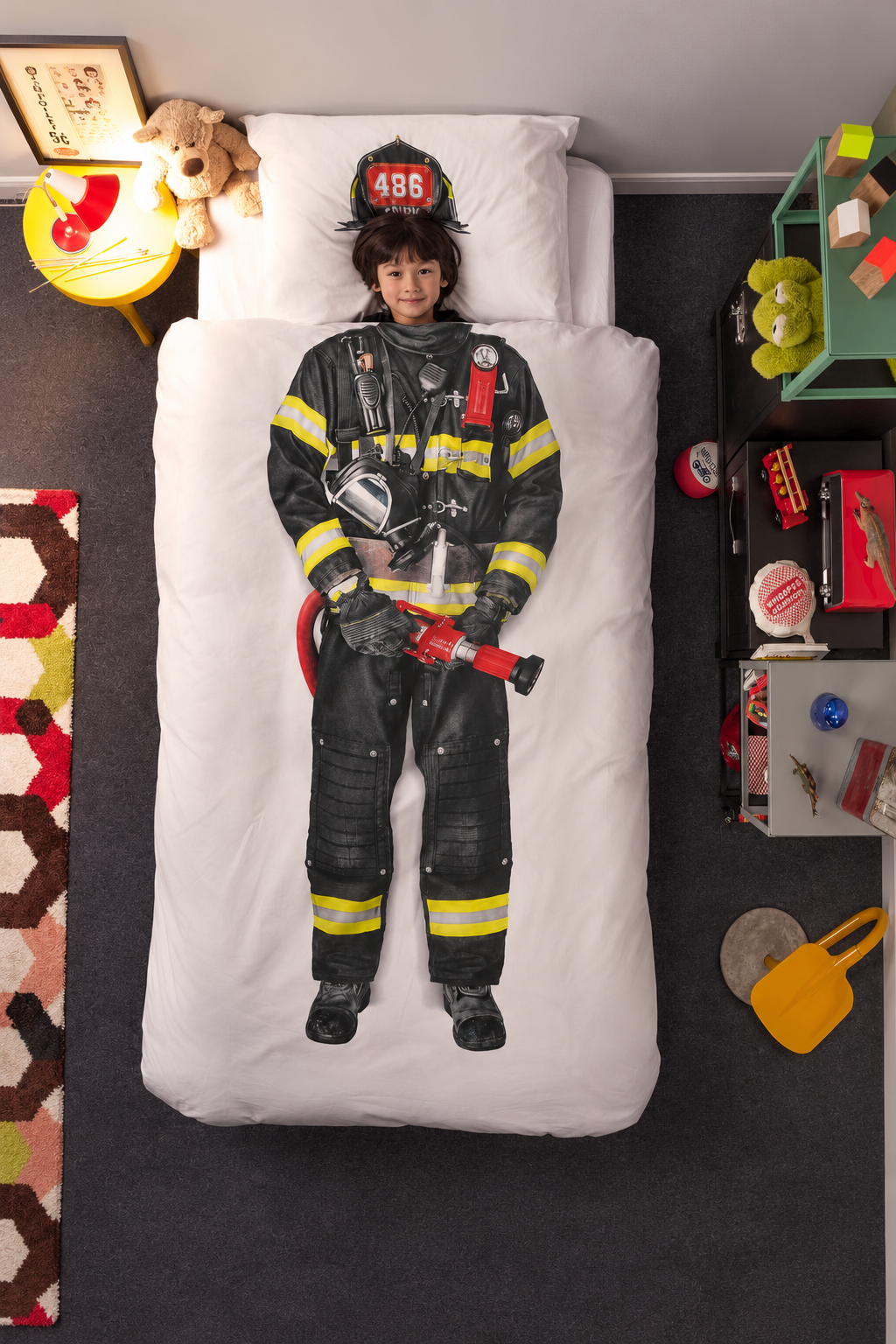 Fireman Bedding Set