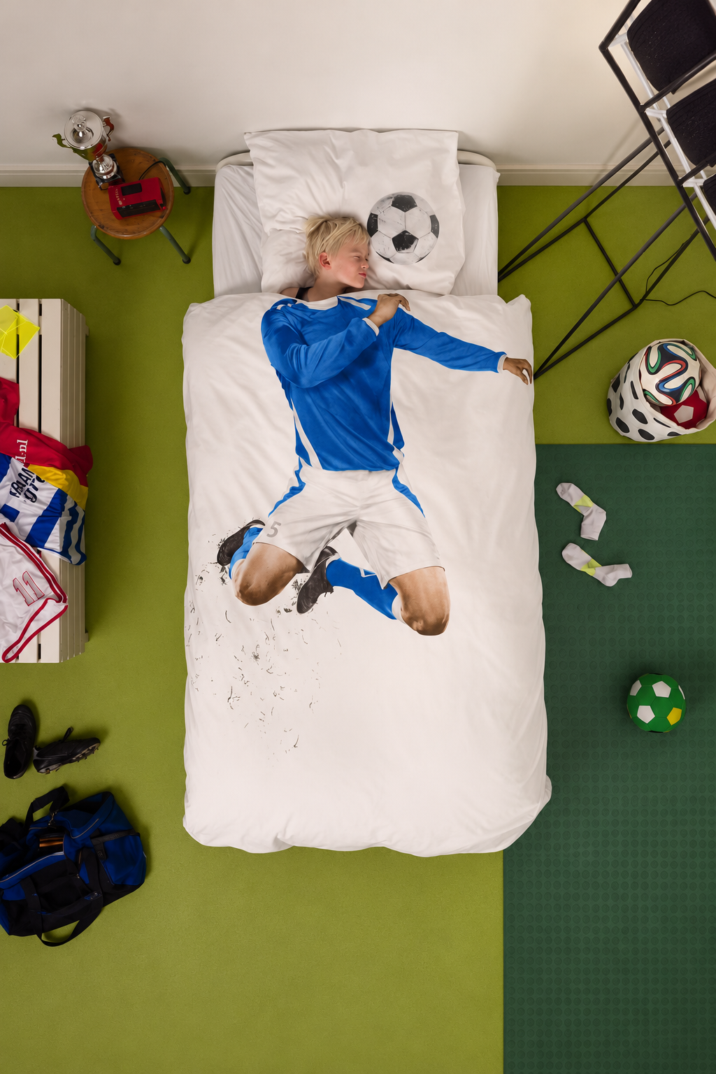Soccer Player Bedding Set