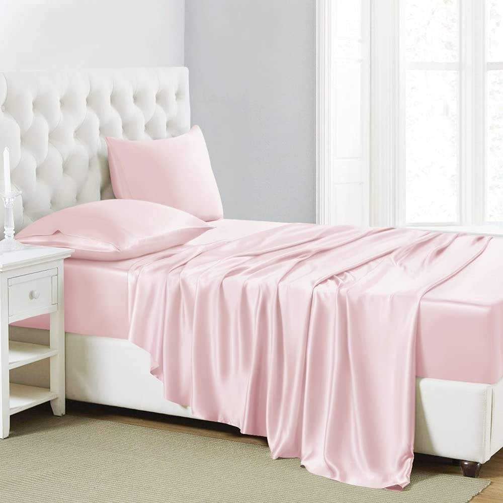 buy pink mulberry silk sheet