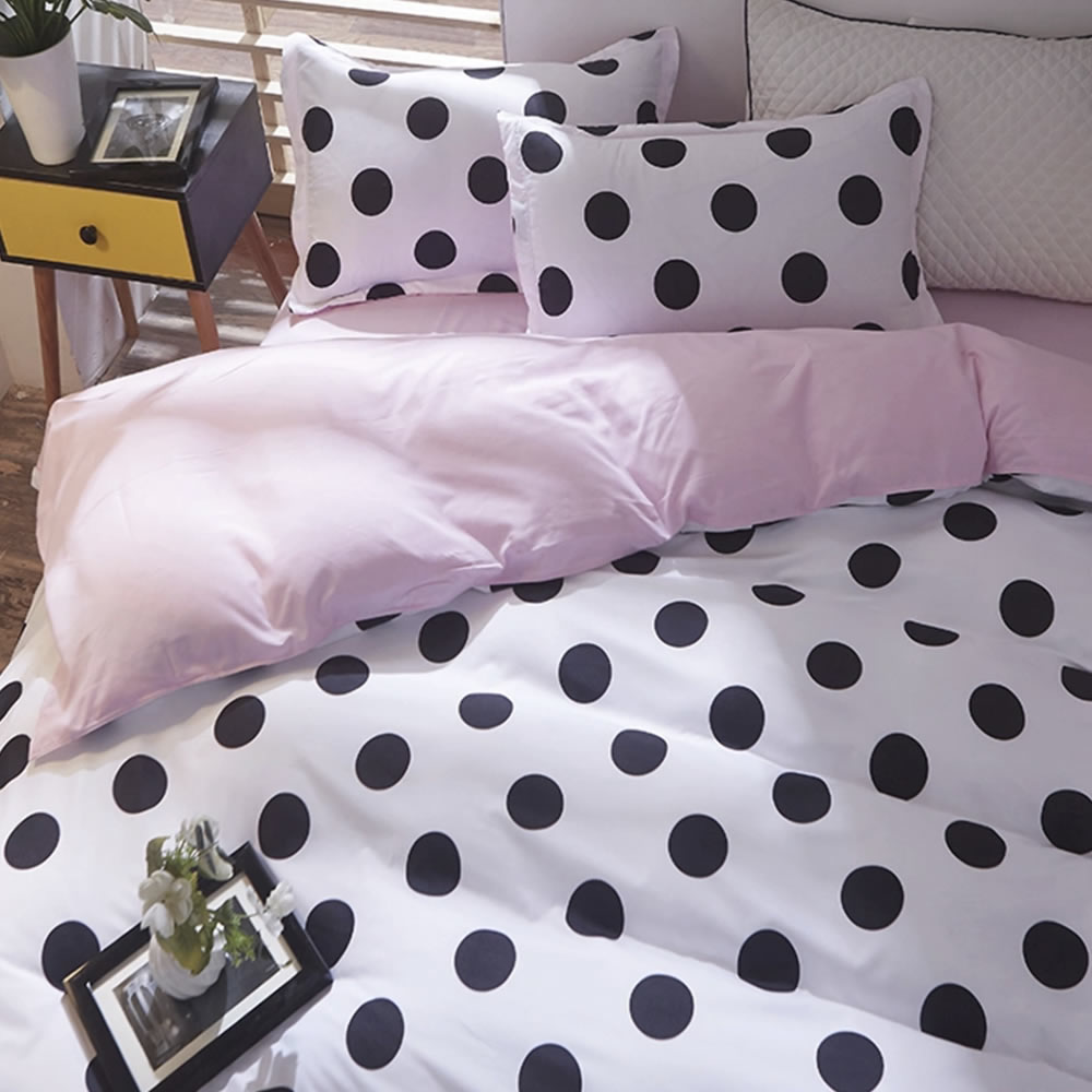 polka dot bedding set