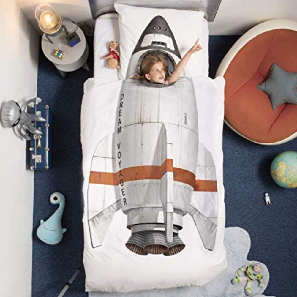 Rocket Ship Bedding Set