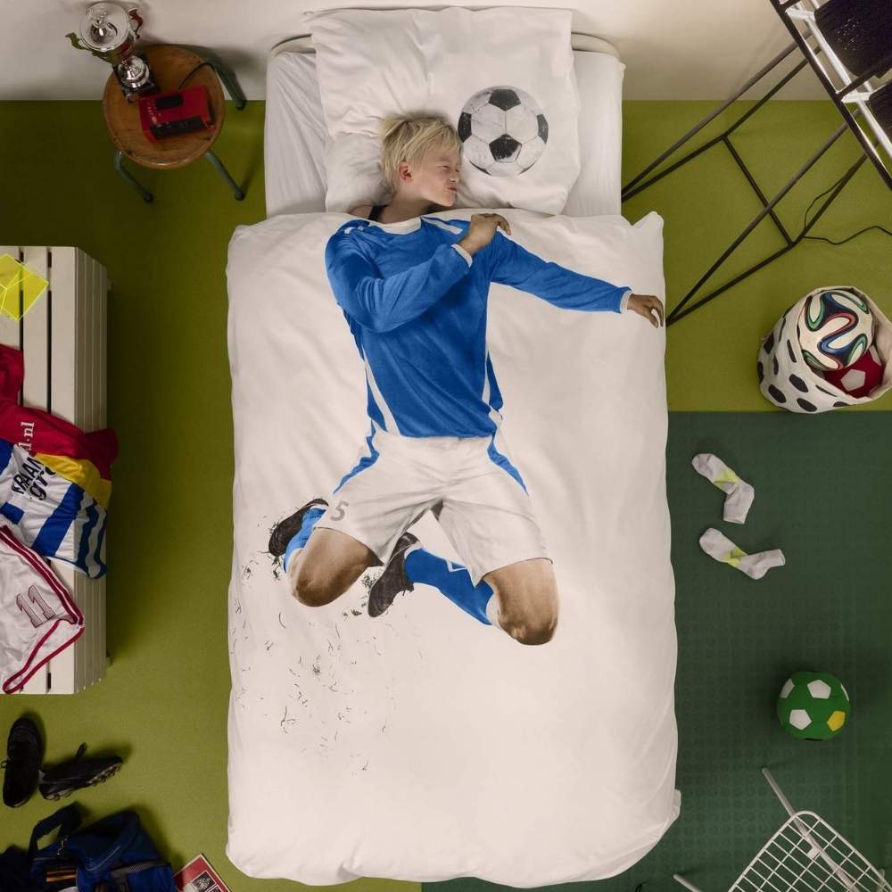Soccer Player Bedding Set