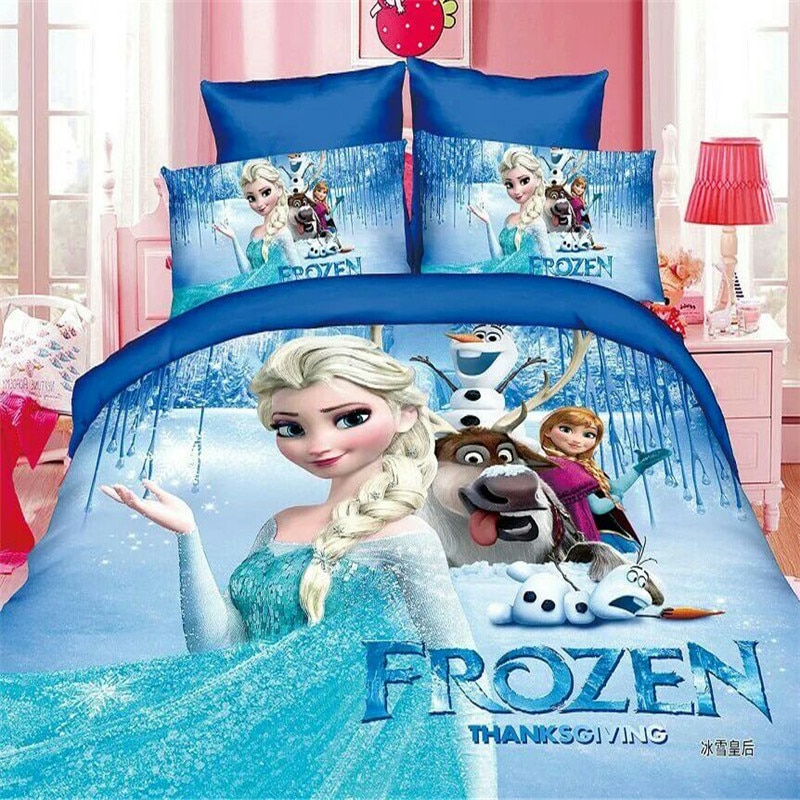 Anna Elsa Frozen Bed Linen Super Sale Now On Free Shipping